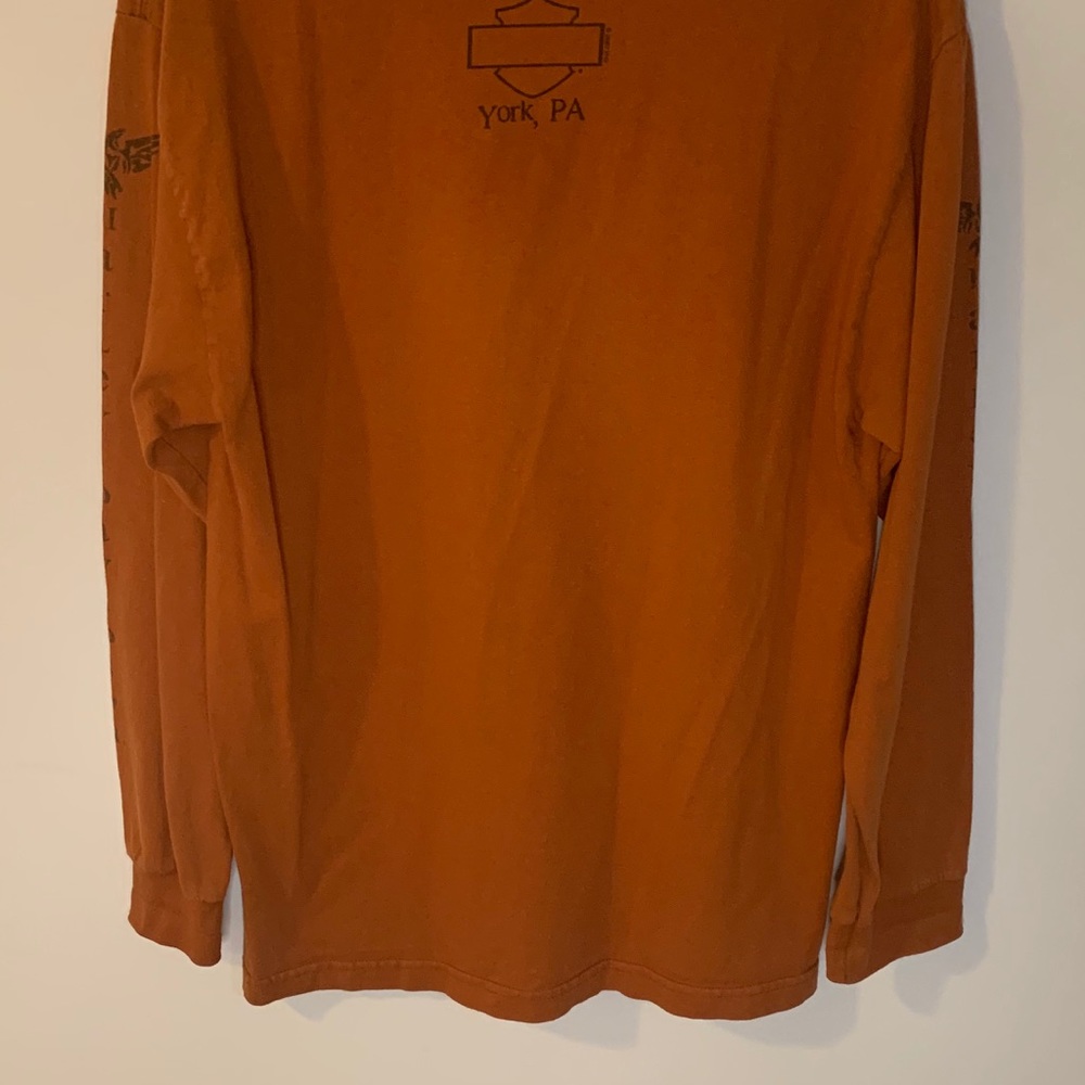 Harley Davidson Freedom to Ride Long Sleeve Shirt Mens Large - Picture 6 of 11